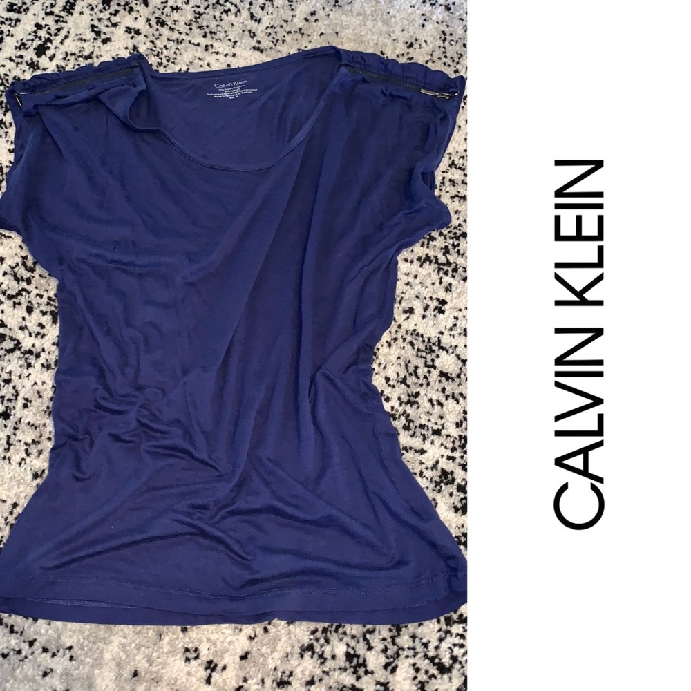 Purple Sleeveless Calvin Klein Top Sz Med